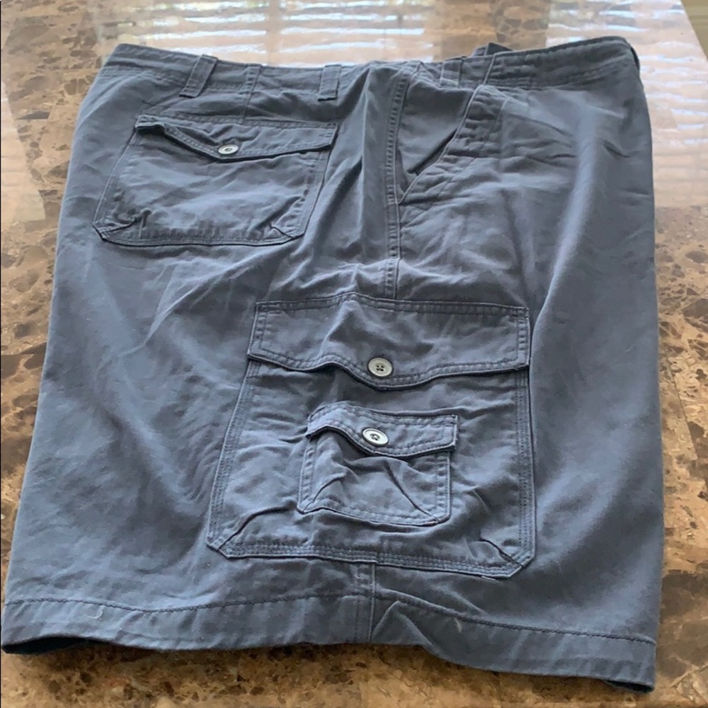 Size 48 Navy Blue Cargo Shorts